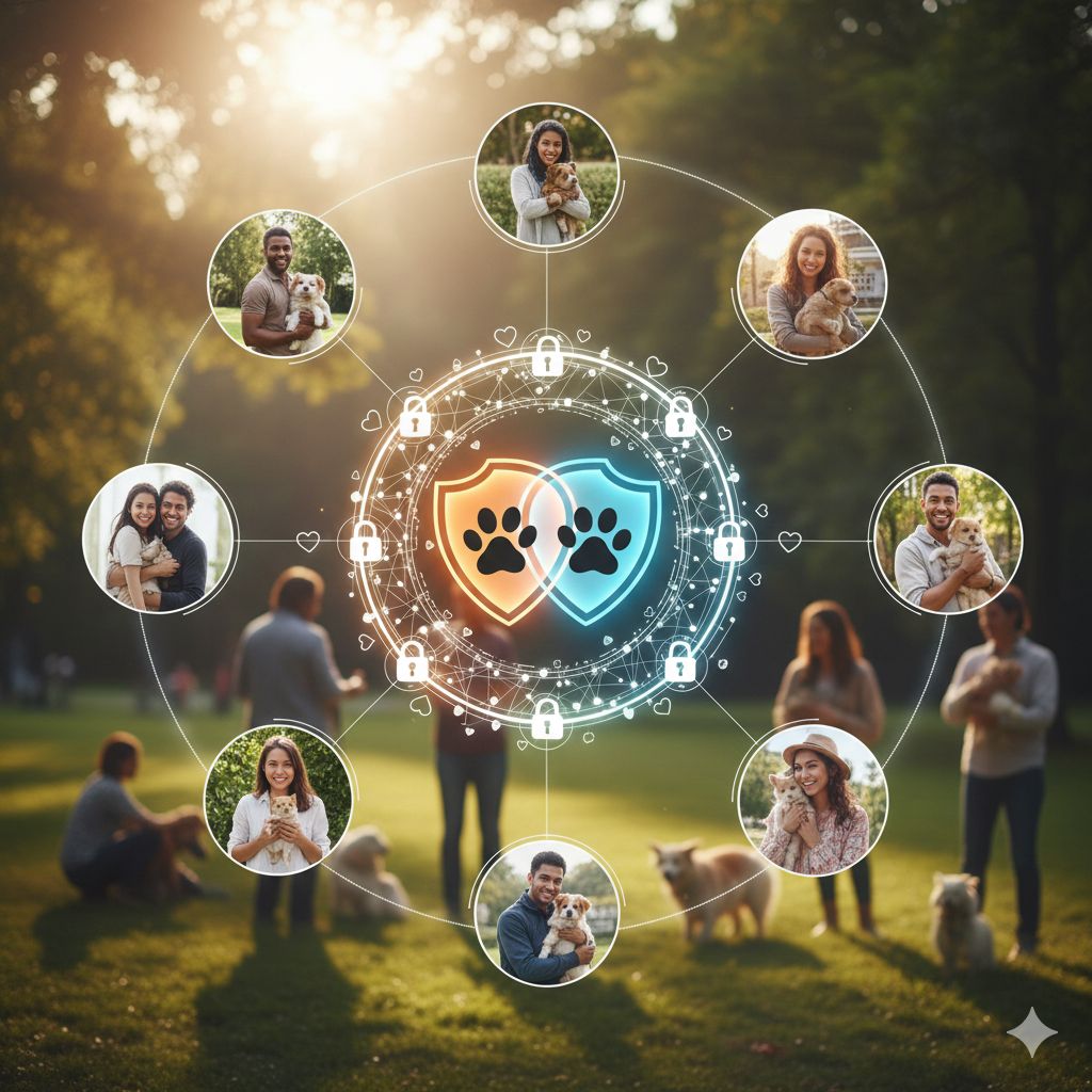 Pawlication multi-photo pet profile